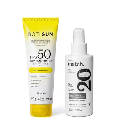 Imagem do produto Kit o Boticário Boti.Sun & Match Pele e Cabelos (2 Produtos)