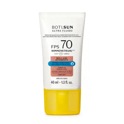 Imagem do produto Boti.Sun Ultra Fluido FPS 70 o Boticário - Protetor Solar Facial Antioxidante 40ml