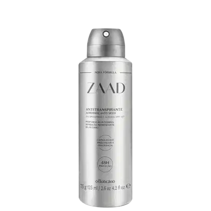 Imagem do produto o Boticário Zaad Antitranspirante - Desodorante Spray Masculino 75g