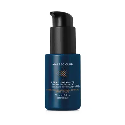 Imagem do produto Malbec Club o Boticário - Creme Hidratante Facial 50ml