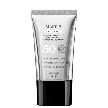Imagem do produto o Boticário Make B. Glycolic TX Cor 330 - Base Líquida 30g