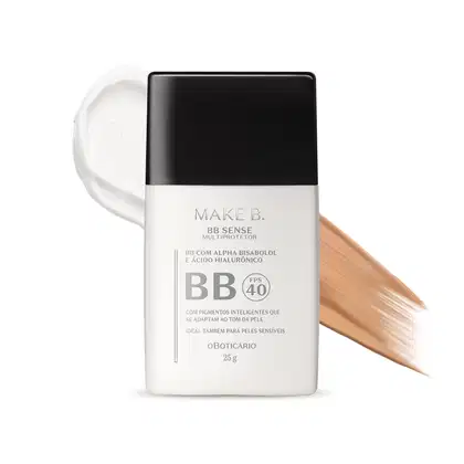 Imagem do produto Make B. o Boticário BB Sense FPS40 Cor 3 - BB Cream Multiprotetor 25g