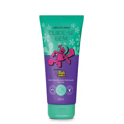 Imagem do produto Cuide-se Bem Bob Esponja Sandy Bochechas o Boticário - Loção Desodorante Hidratante 200ml