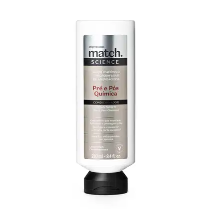 Imagem do produto Match Science Pré e Pós-Química o Boticário - Condicionador 280ml