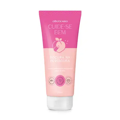 Creme Hidratante Deslizante Para Lâmina Cuide-se Bem Doçura na Pessegura 200ml, do Boticário