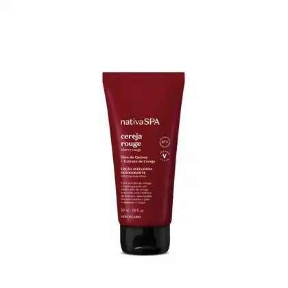 Imagem do produto Loção Corporal Aveludada Desodorante Nativa Spa Cereja Rouge 50ml