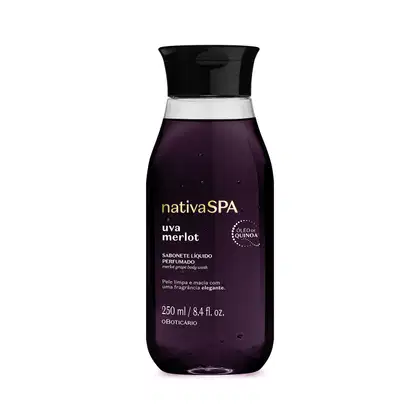 Imagem do produto Nativa Spa o Boticário Uva Merlot - Sabonete Líquido Perfumado 250ml