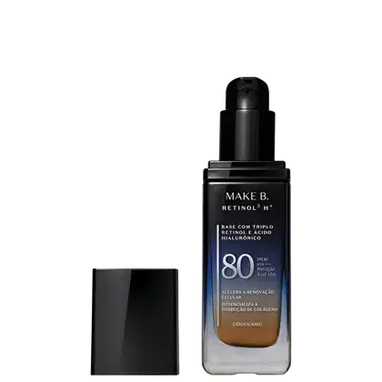 Imagem do produto Make B. Retinol³ H+ o Boticário Cor 260N FPS80 - Base Líquida 26g