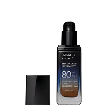 Imagem do produto Make B. Retinol³ H+ o Boticário Cor 290N FPS80 - Base Líquida 26g