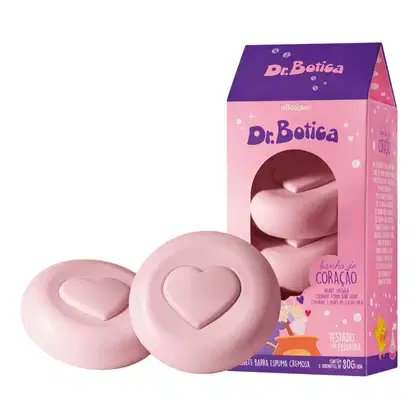 Imagem do produto Sabonete Barra Trio Dr.Botica Banho do Coração 80g cada