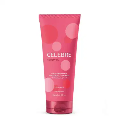 Imagem do produto Loção Hidratante Desodorante Corporal Feminina Celebre Sua Força 200ml