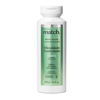 Imagem do produto Match o Boticário Oleosidade Controlada - Shampoo 300ml