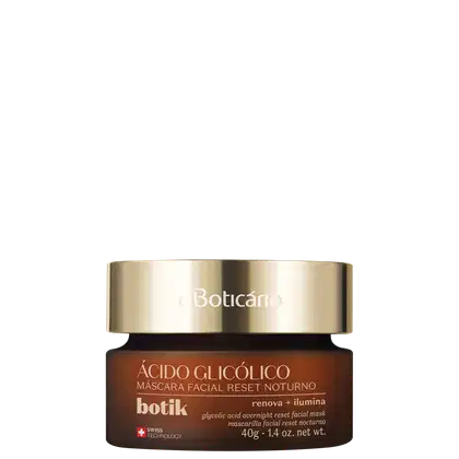 Imagem do produto o Boticário Botik Ácido Glicólico Reset Noturno - Máscara Facial 40g