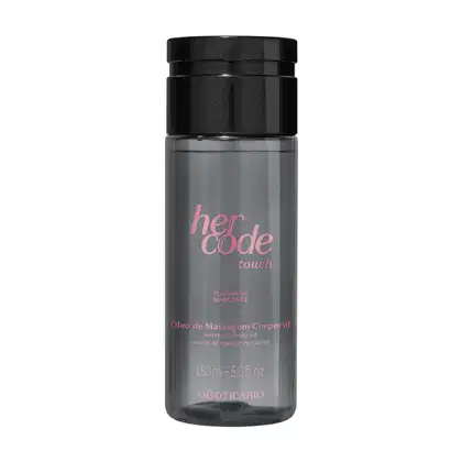 Imagem do produto Her Code o Boticário Touch - Óleo De Massagem Corporal 150ml