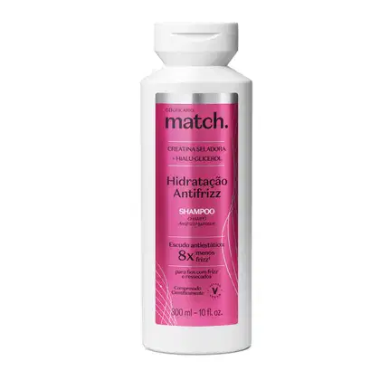 Imagem do produto Shampoo Match Hidratação Antifrizz 300ml