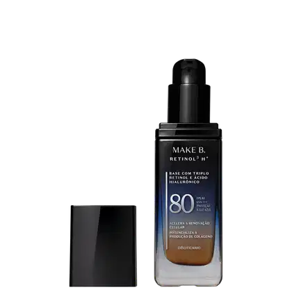 Imagem do produto Make B. Retinol³ H+ o Boticário Cor 275N FPS80 - Base Líquida 26g