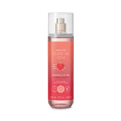 Imagem do produto Body Splash Desodorante Colônia Cuide-se Bem Acerola e Vai 200ml