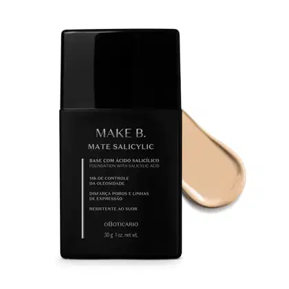 Imagem do produto Base Líquida Efeito Mate Make B. Salicylic 170Q 30g