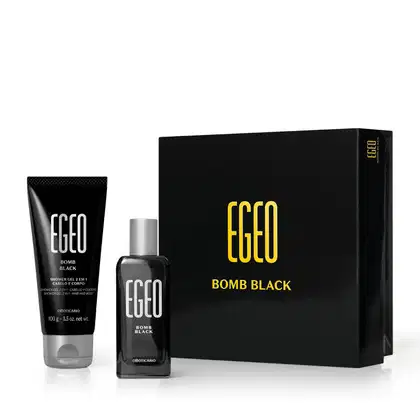 Imagem do produto Kit Presente Egeo Bomb Black (2 itens)
