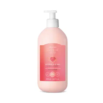 Imagem do produto Loção Desodorante Hidratante Corporal Cuide-se Bem Acerola e Vai 400ml