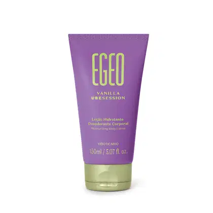 Imagem do produto Loção Desodorante Hidratante Corporal Egeo Vanilla Ubesession 150ml