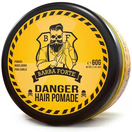 Imagem do produto Pomada Modeladora Danger Cera Hair Wax Efeito Brilho 60g Barba Forte