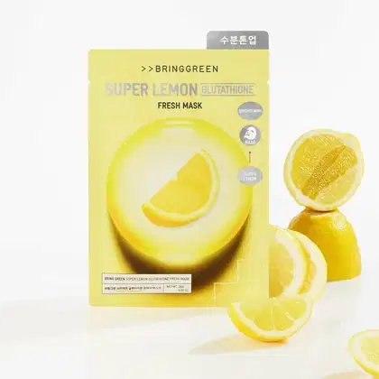 Máscara Facial Bringgreen Fresh Mask Super Lemon Glutathione