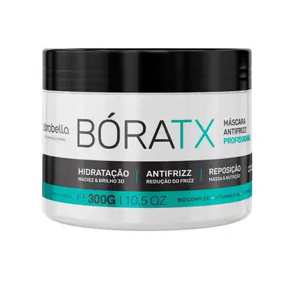 Imagem do produto Máscara Antifrizz Borabella Bóratx BTX Orgânico 300g