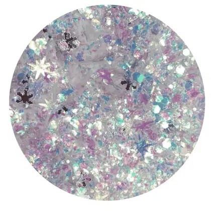 Imagem do produto Glitter Flocado Floco de Neve Brilhante