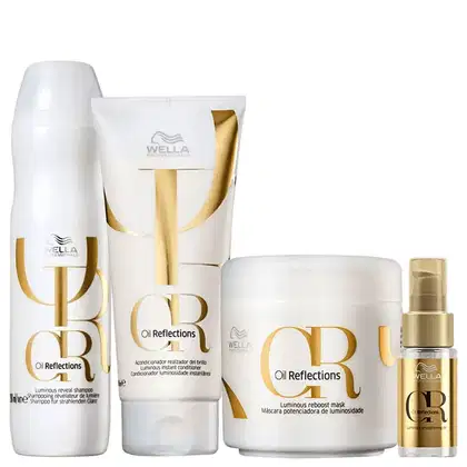 Imagem do produto Kit Wella Professionals Invigo Oil Reflections Treatment Oil (4 Produtos)