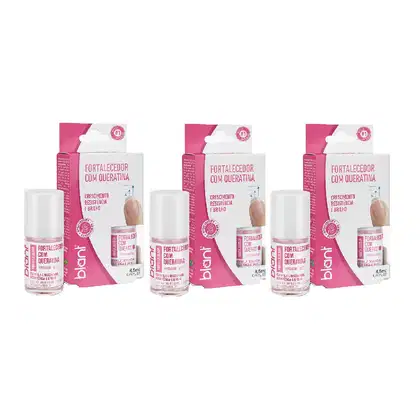 Imagem do produto Blant Base Fortalecedora Com Queratina Kit 3un de 8,5ml