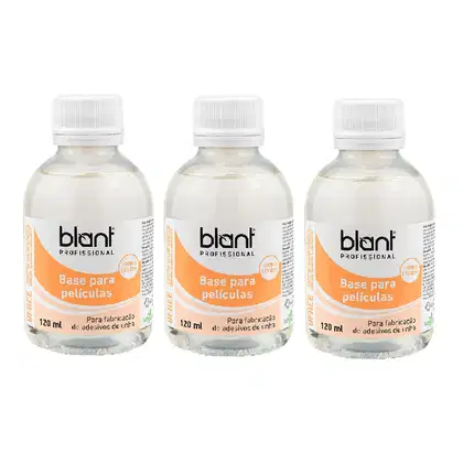 Imagem do produto Blant Base Profissional Para Película Kit 3un de 120ml