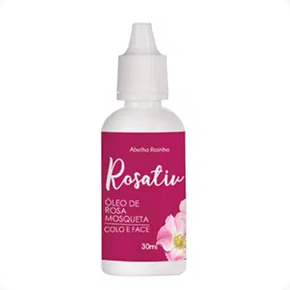 Óleo Corporal Abelha Rainha Rosativ Rosa Mosqueta, 30ml.