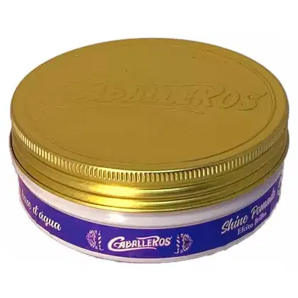 Imagem do produto Shine Pomade Pocket - Pomada Efeito Brilho Média Fixação 50g Caballeros