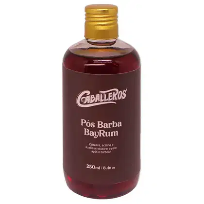 Imagem do produto Pós Barba Bay Rum 250mL After Shave Refrescante Caballeros