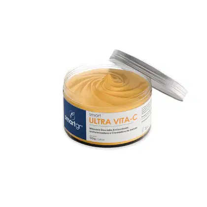 Imagem do produto Smart Ultra Vita‑C – Máscara Facial Dourada – 120 g | Smart GR
