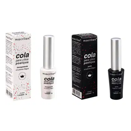 Imagem do produto Combo De Cola Para Cílios Postiços - Macrilan - CA-001+CA-002