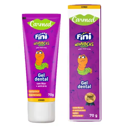 Imagem do produto Carmed Fini Minhocas Azedinhas - Gel Dental 70g