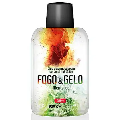 Imagem do produto Fogo e Gelo Menta Ice - Óleo Excitante Beijável e Esfria 38ml