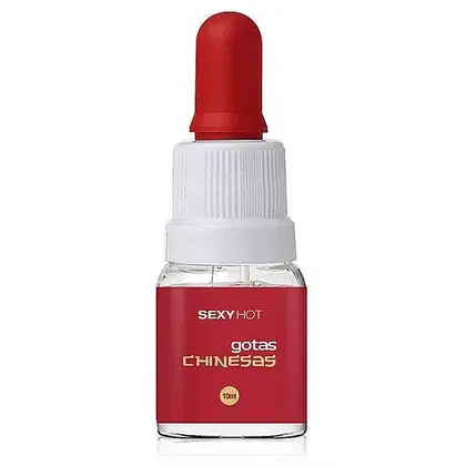 Imagem do produto Sexy Hot Gotas Chinesas Excitante - Óleo Aromatizado Beijável 10ml
