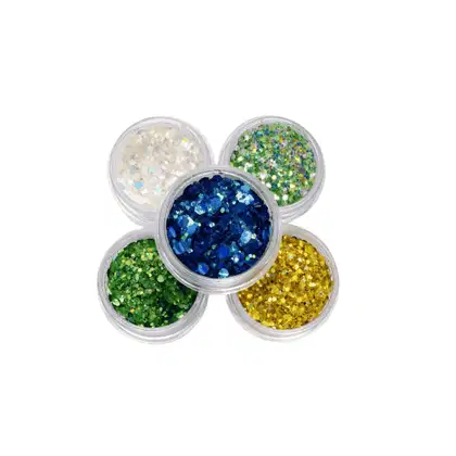 Imagem do produto Coleção de Glitter Oficial Vibra Brasil (5 Cores)