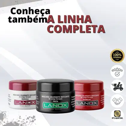 Imagem do produto Máscara Colorante Matizante Preta Color System Lanox 250g