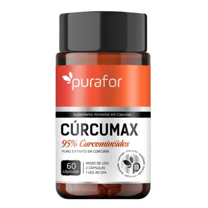 Imagem do produto Curcumax 95% Curcominoides Curcuma Pura 60 Capsulas Purafor