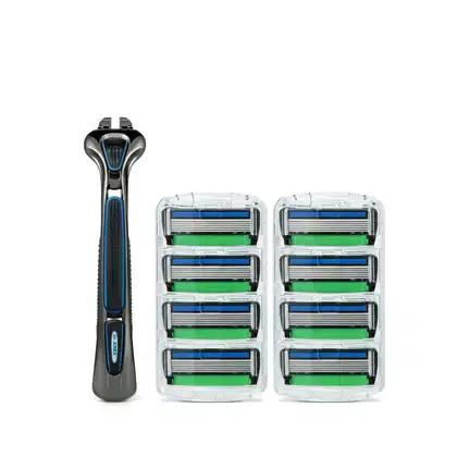 Kit Dr. Jones The Razor 6 + Cabo, 9 Produtos.