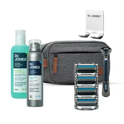 Imagem do produto Combo The Razor 4 Barbear Clássico + Suporte (6 itens)