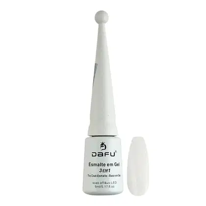 Imagem do produto DF ESMALTE GEL 3EM1 DF-ONE76 03 - BRANCO PURO