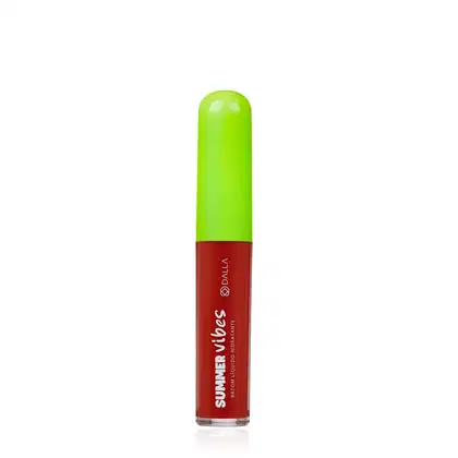 Imagem do produto Batom Liquido Com Vitamina E 5,5ml Dalla Summer Vibes Cor DL0949-01