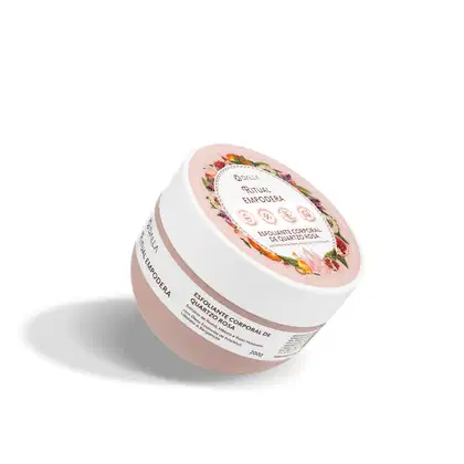 Imagem do produto Esfoliante Corporal Com Ácido Hialurônico Rosa Mosqueta Essenciais De Patchouli Lábdano E Bergamota 200g Ritual Empodera