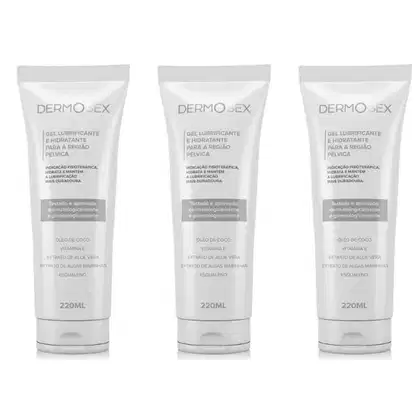 Imagem do produto Kit A Sós Dermosex - Gel Lubrificante e Hidratante para Região Pélvica (3 Unidades)