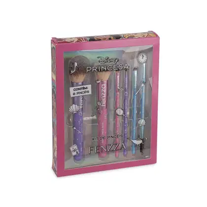 Imagem do produto Kit 6 Pincéis Princesas Disney - Fenzza